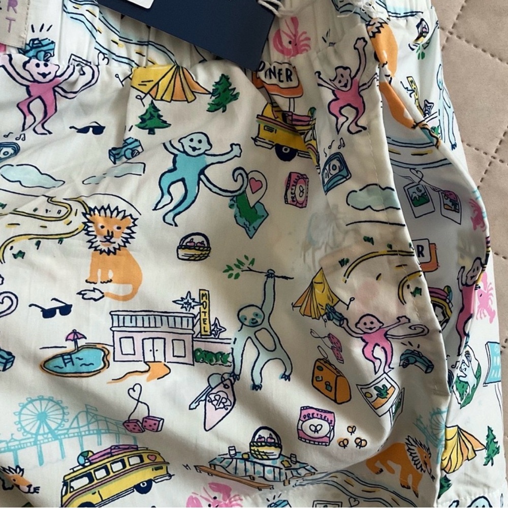 Roller Rabbit x Target Collab Road Trip High Waist Shorts Medium NWT - Picture 8 of 9